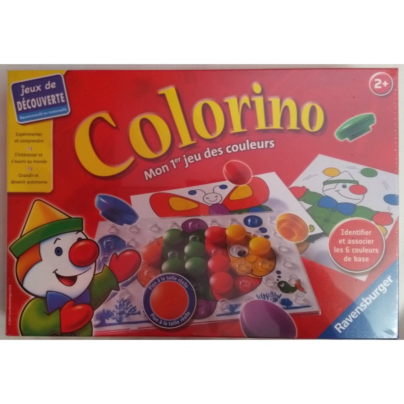 Jeux de découverte Ravensburger : Colorino, mon premier jeu des couleurs